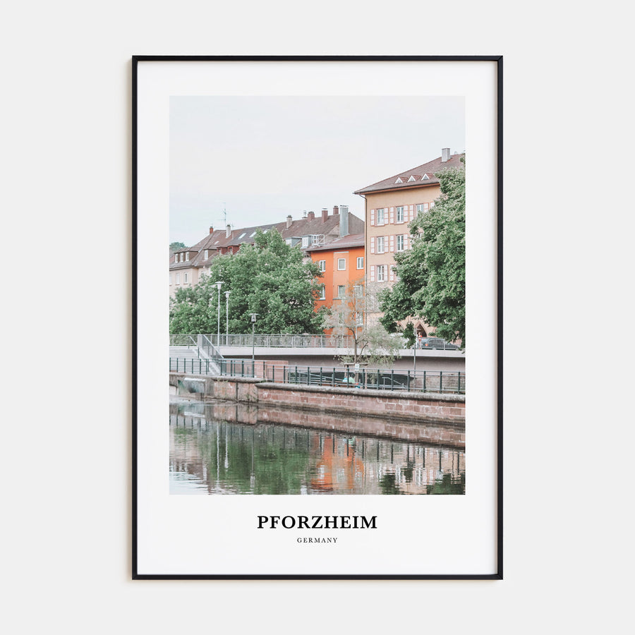 Pforzheim Portrait Color Poster