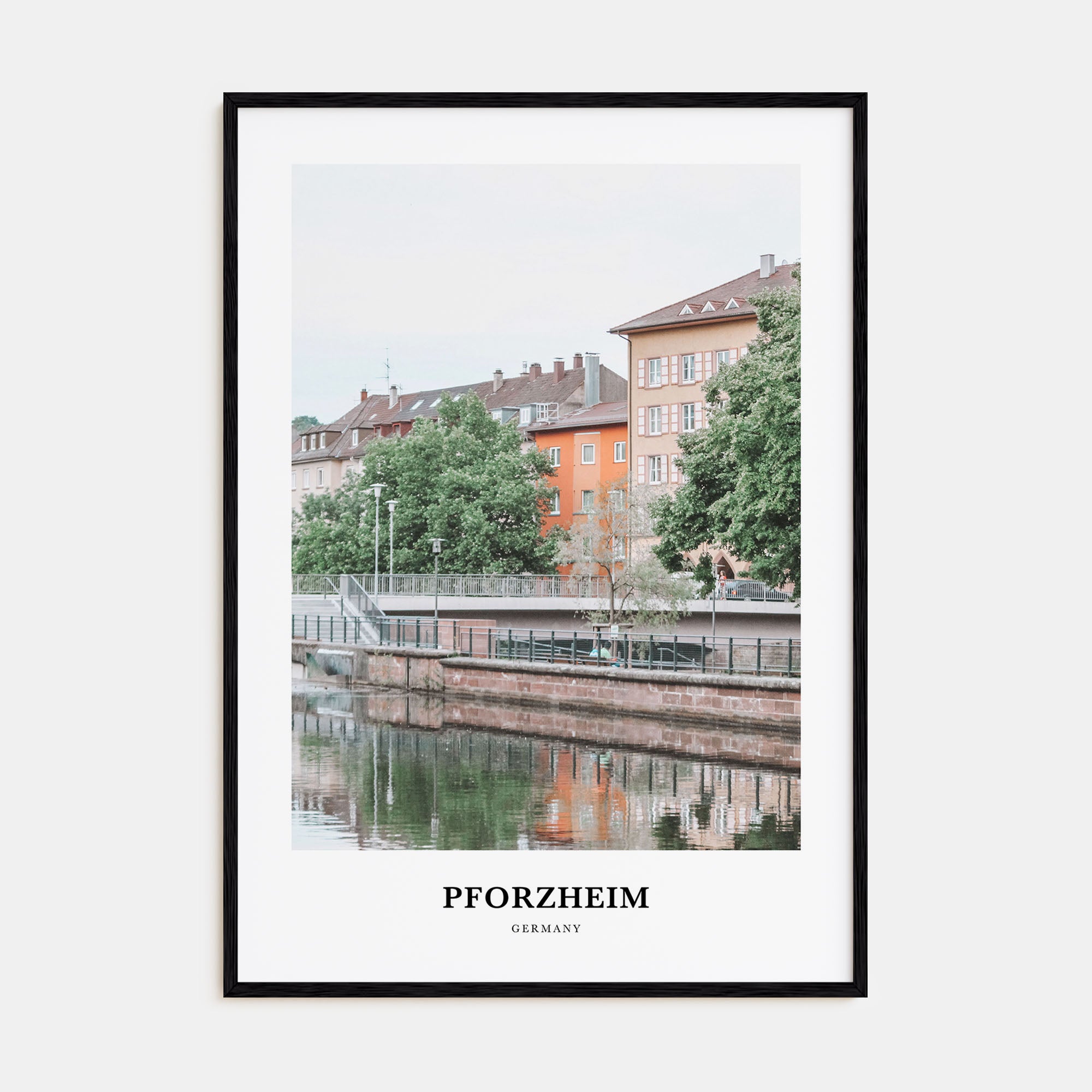 Pforzheim Portrait Color Poster