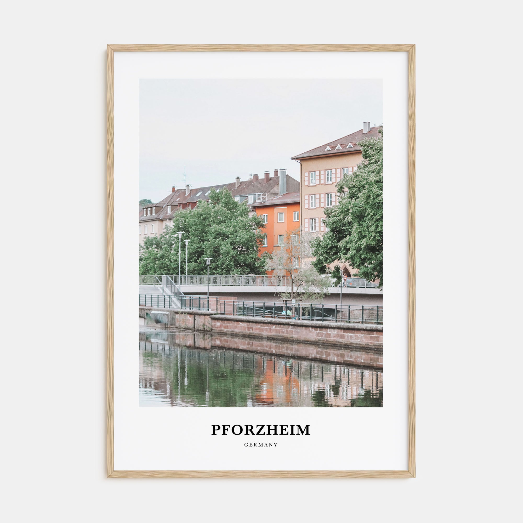 Pforzheim Portrait Color Poster