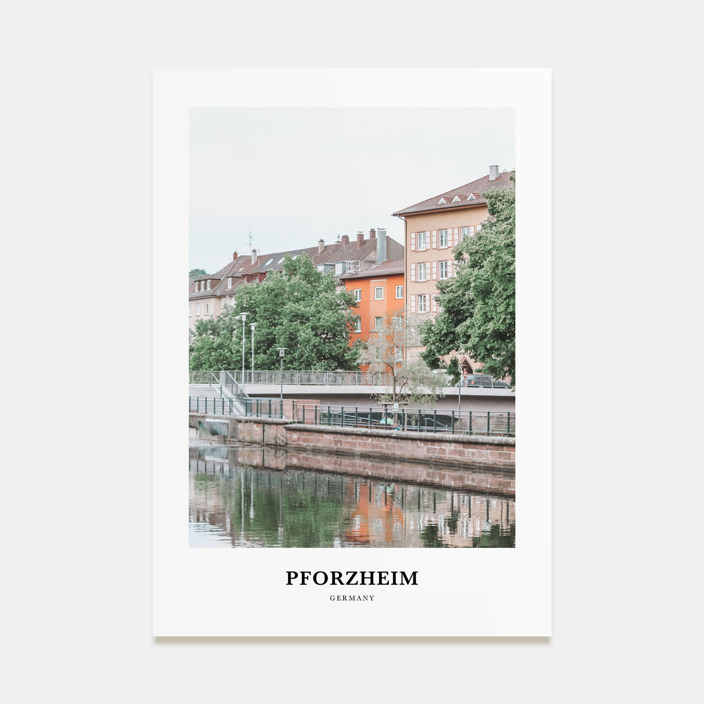 Pforzheim Portrait Color Poster