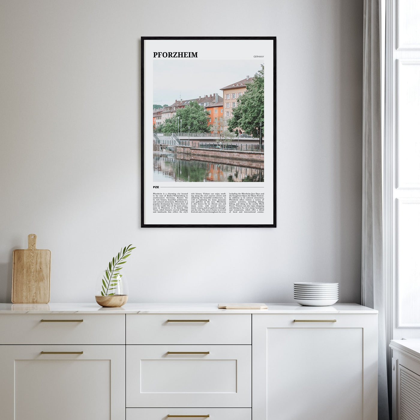 Pforzheim Travel Color Poster