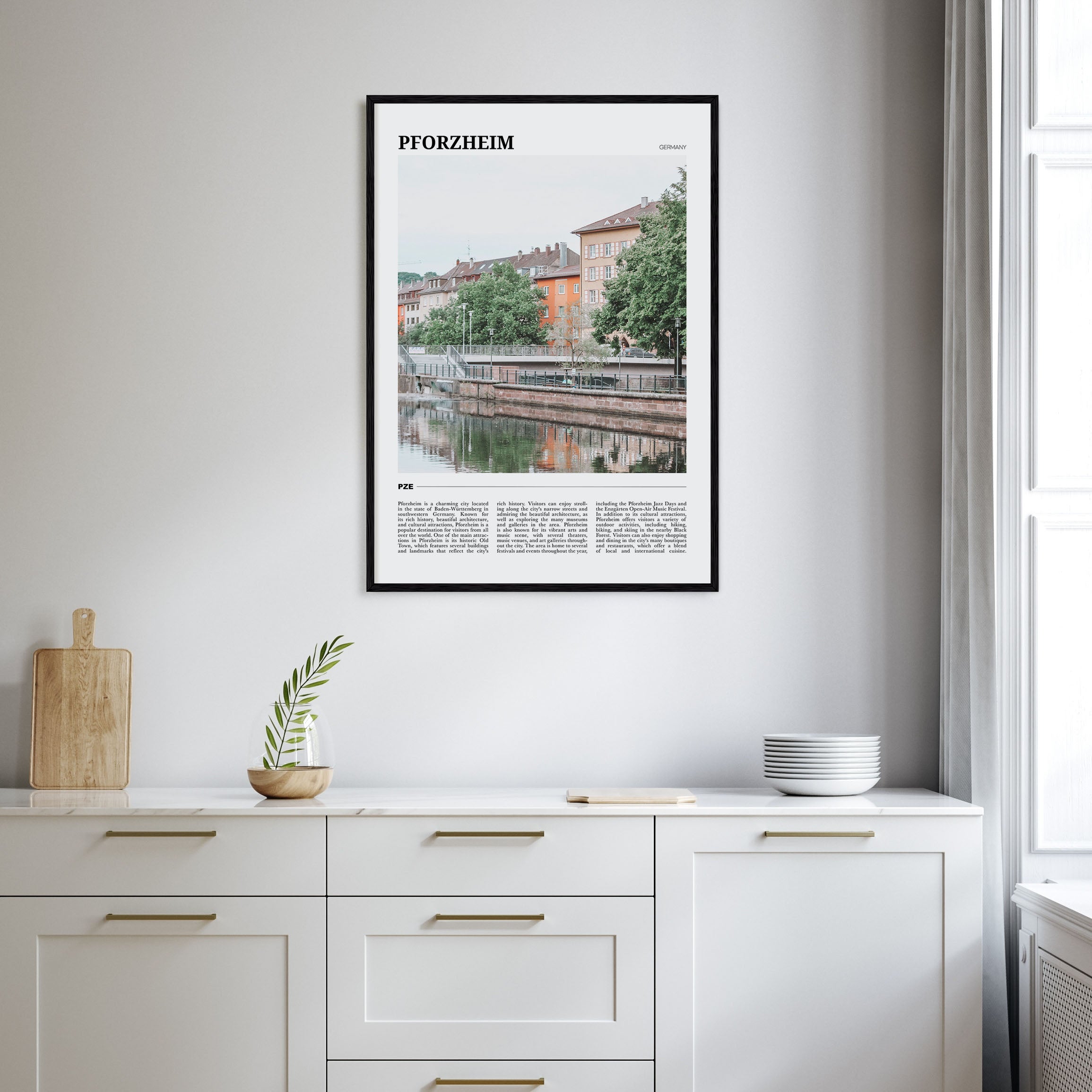 Pforzheim Travel Color Poster