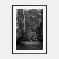 Phi Phi Islands Photo B&W Poster