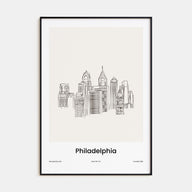 Philadelphia Drawn No 1 Poster