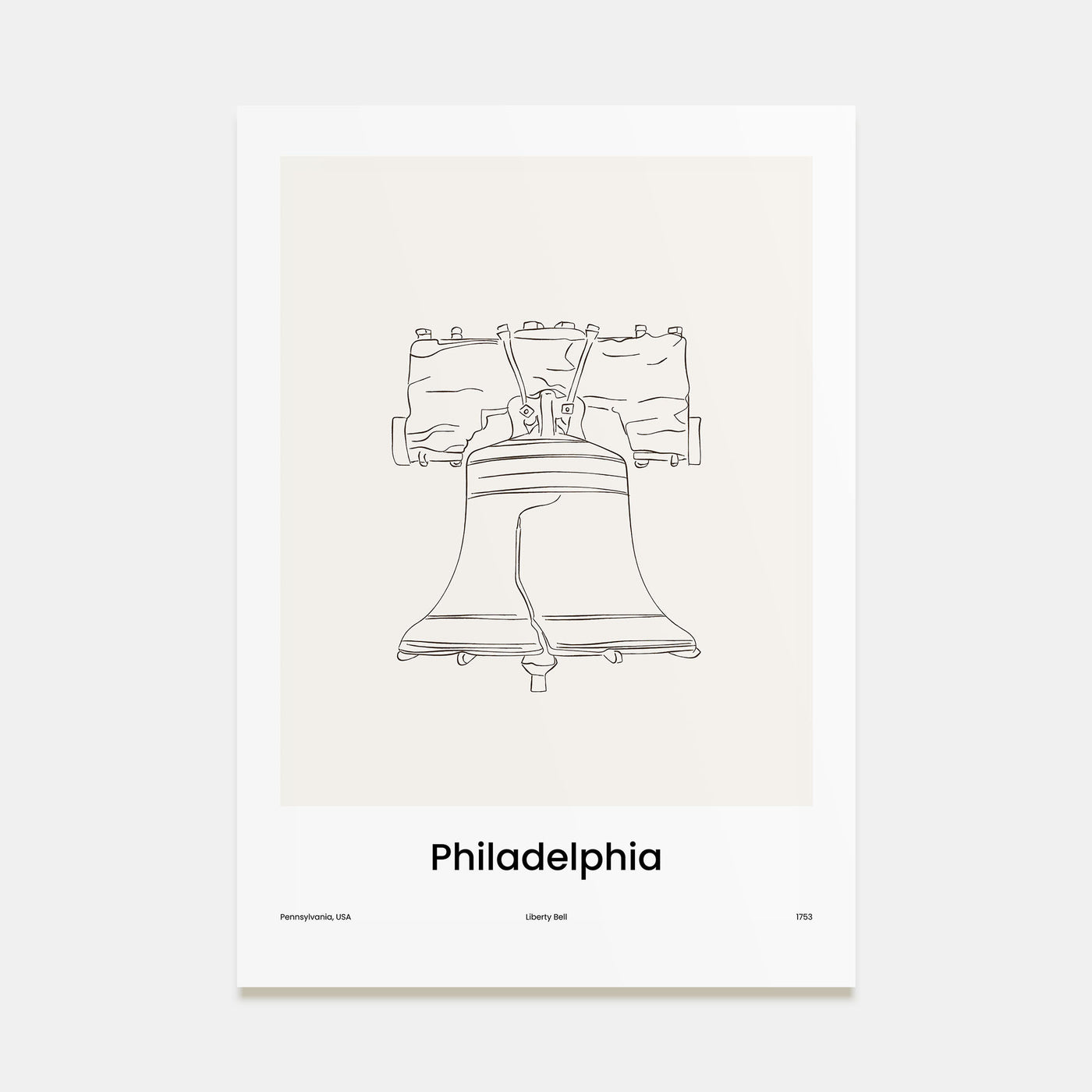 Philadelphia Drawn No 2 Poster