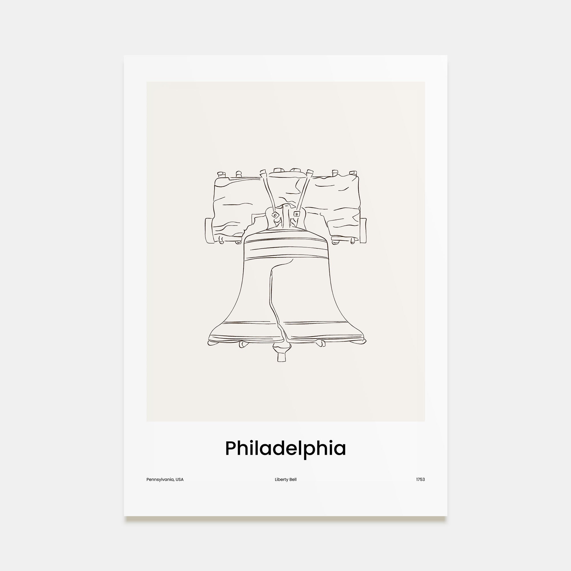 Philadelphia Drawn No 2 Poster