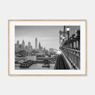 Philadelphia Landscape B&W Poster