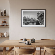 Philadelphia Landscape B&W Poster