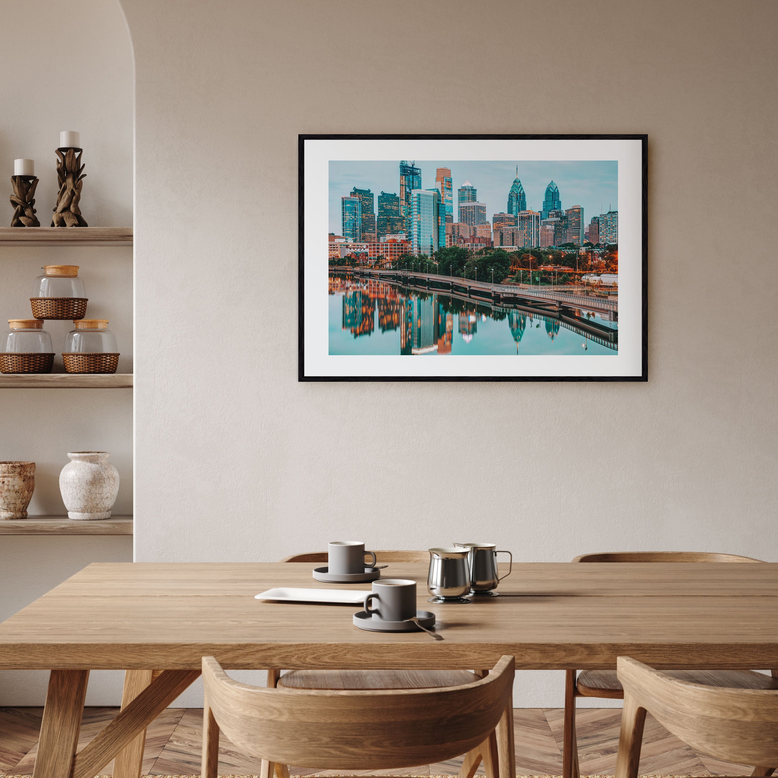 Philadelphia Landscape Color Poster