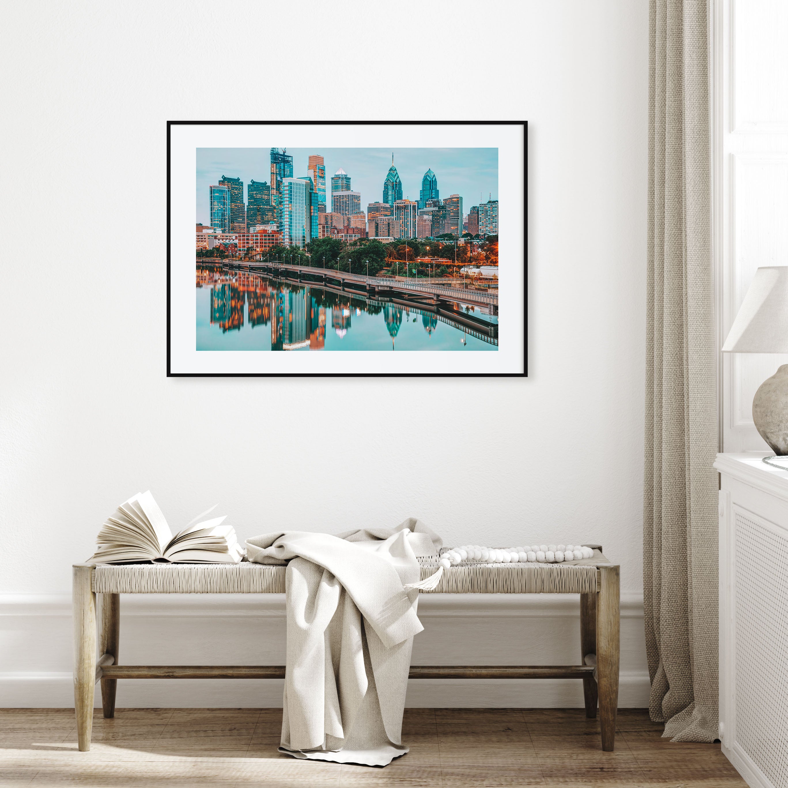 Philadelphia Landscape Color Poster
