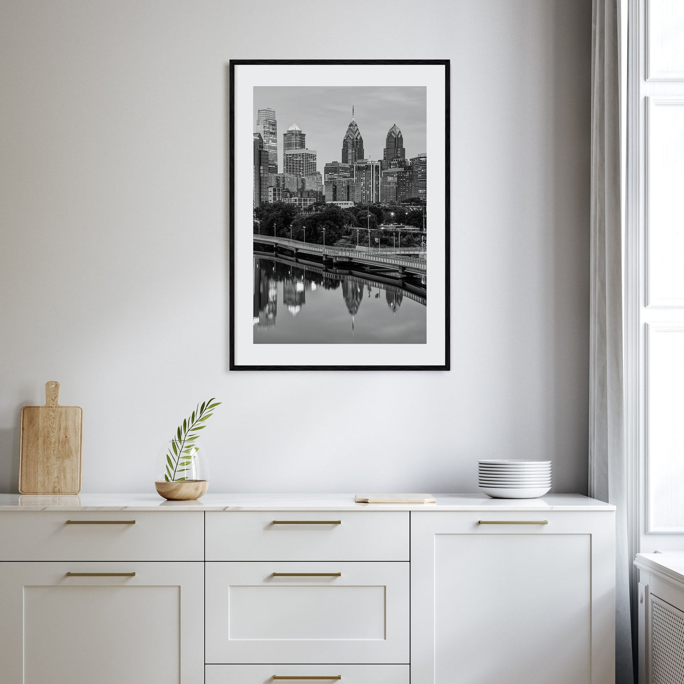 Philadelphia Photo B&W No 2 Poster