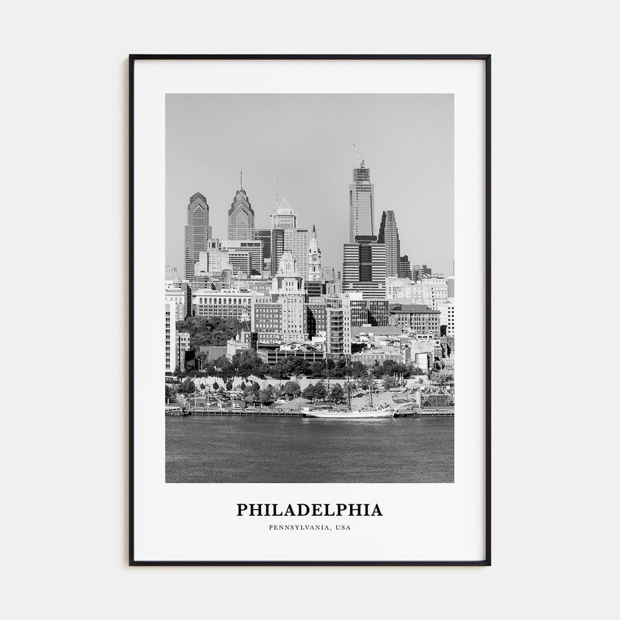 Philadelphia Portrait B&W No 2 Poster