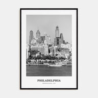 Philadelphia Portrait B&W No 2 Poster