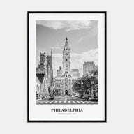 Philadelphia Portrait B&W No 3 Poster