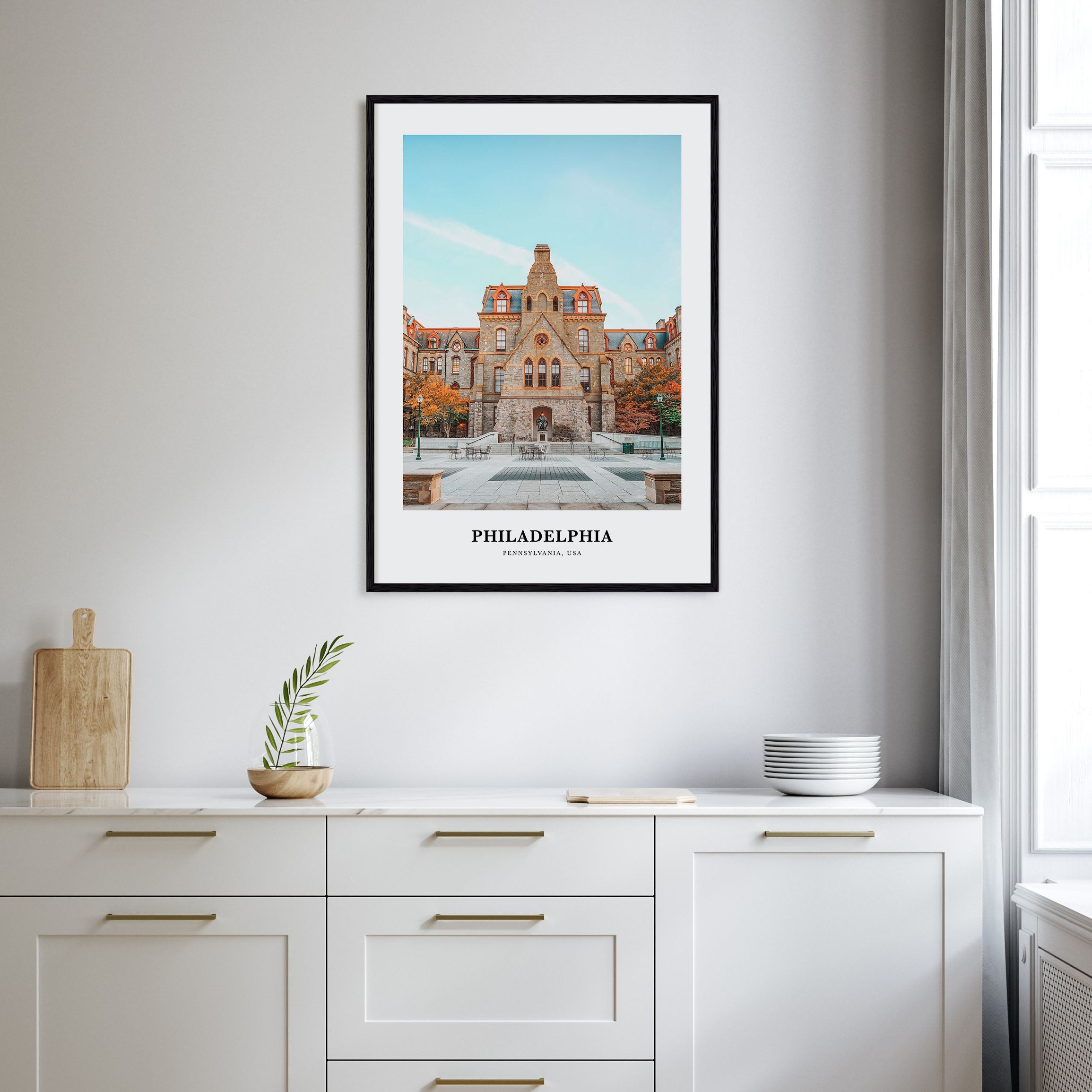 Philadelphia Portrait Color No 1 Poster