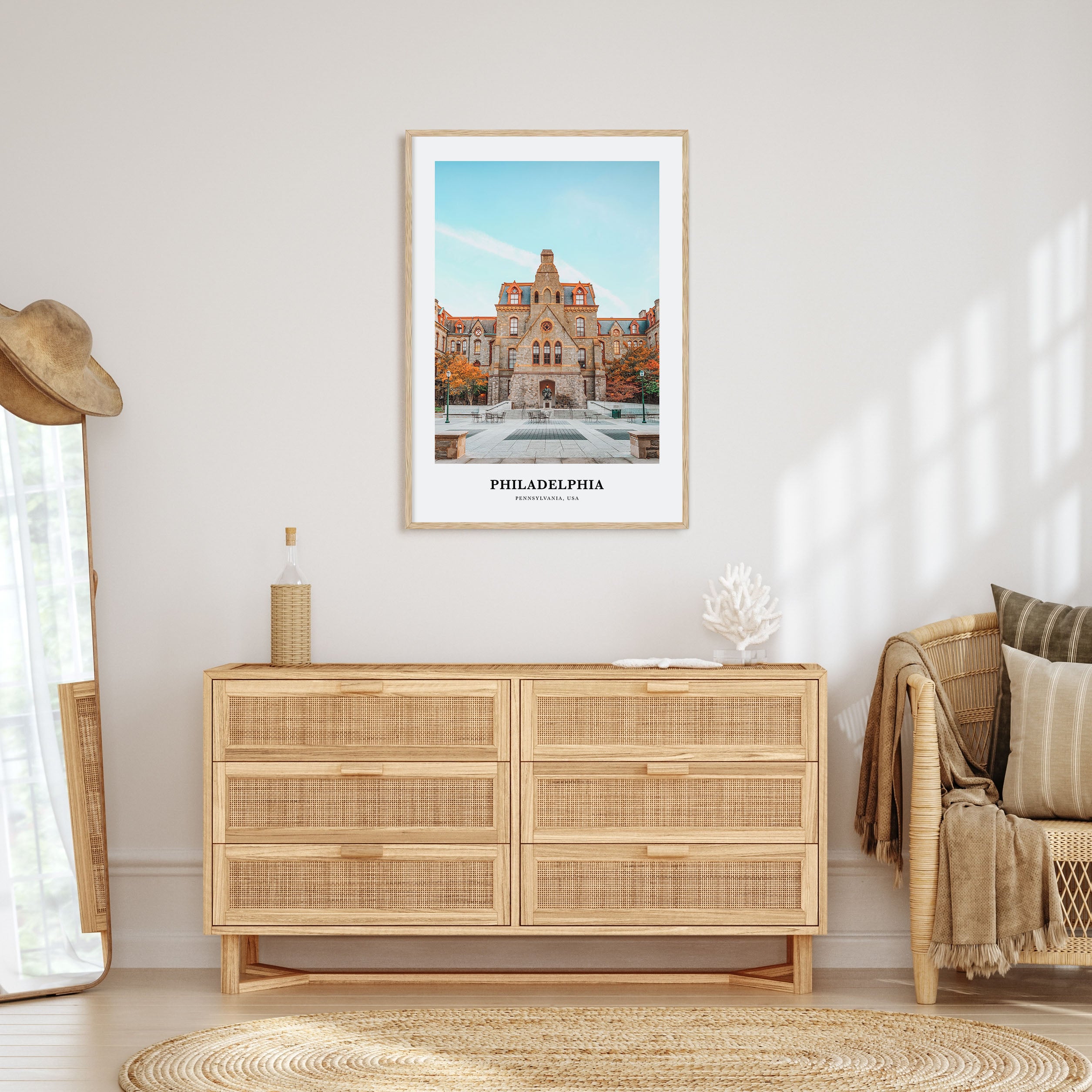 Philadelphia Portrait Color No 1 Poster