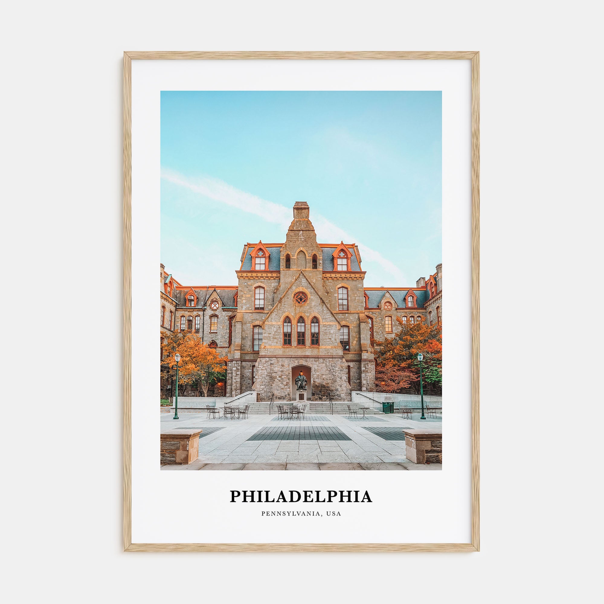 Philadelphia Portrait Color No 1 Poster