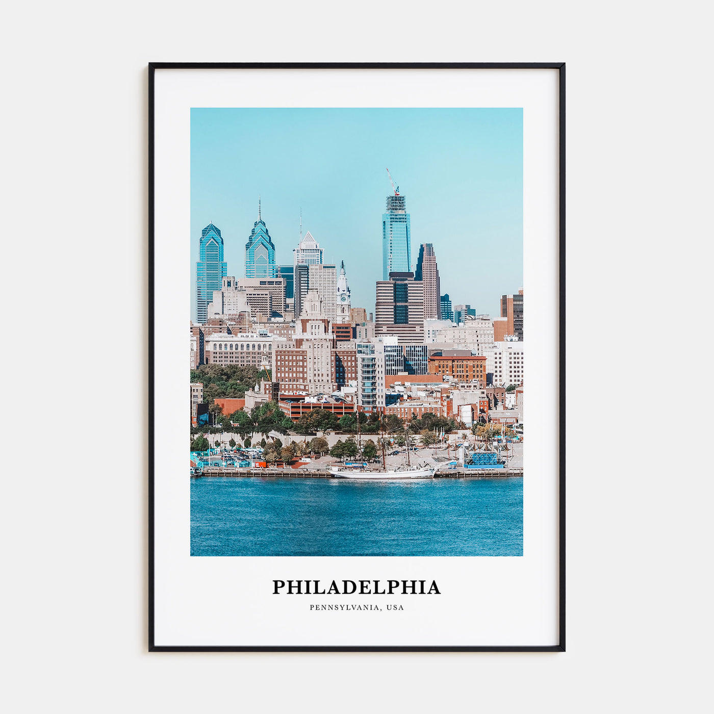 Philadelphia Portrait Color No 2 Poster