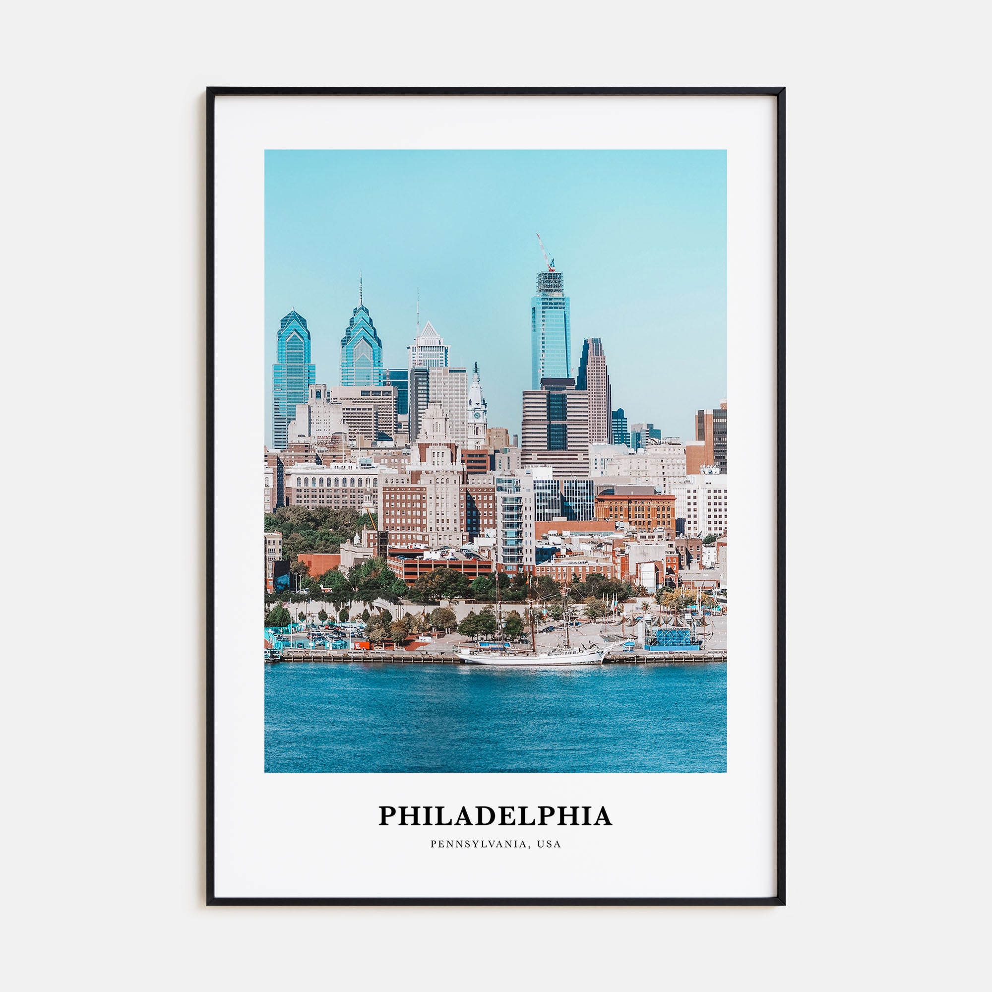 Philadelphia Portrait Color No 2 Poster