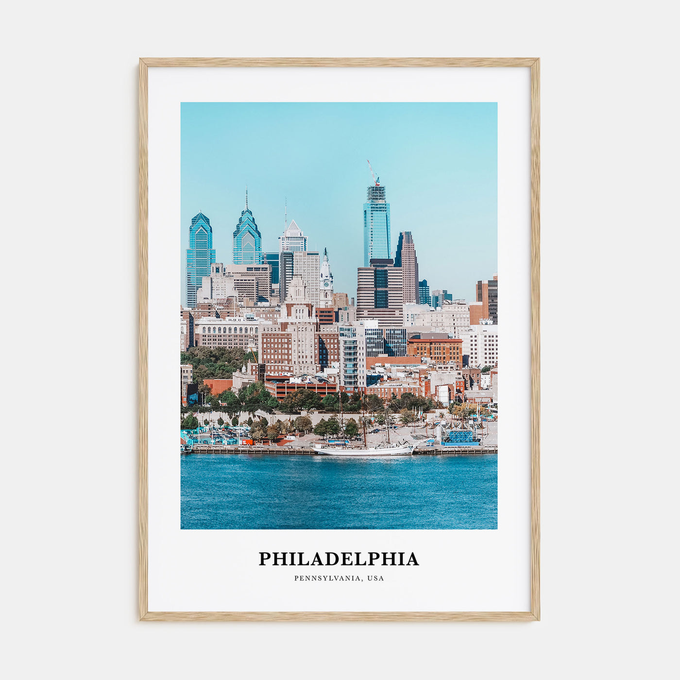 Philadelphia Portrait Color No 2 Poster