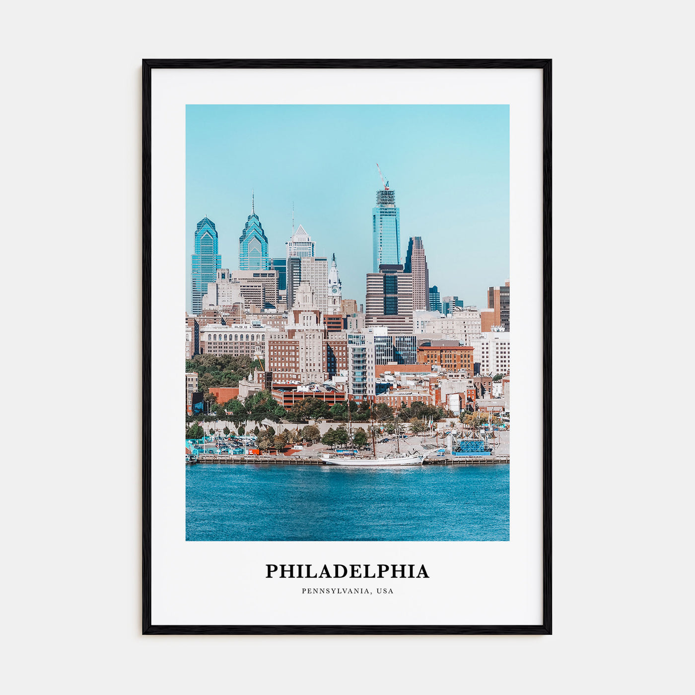 Philadelphia Portrait Color No 2 Poster