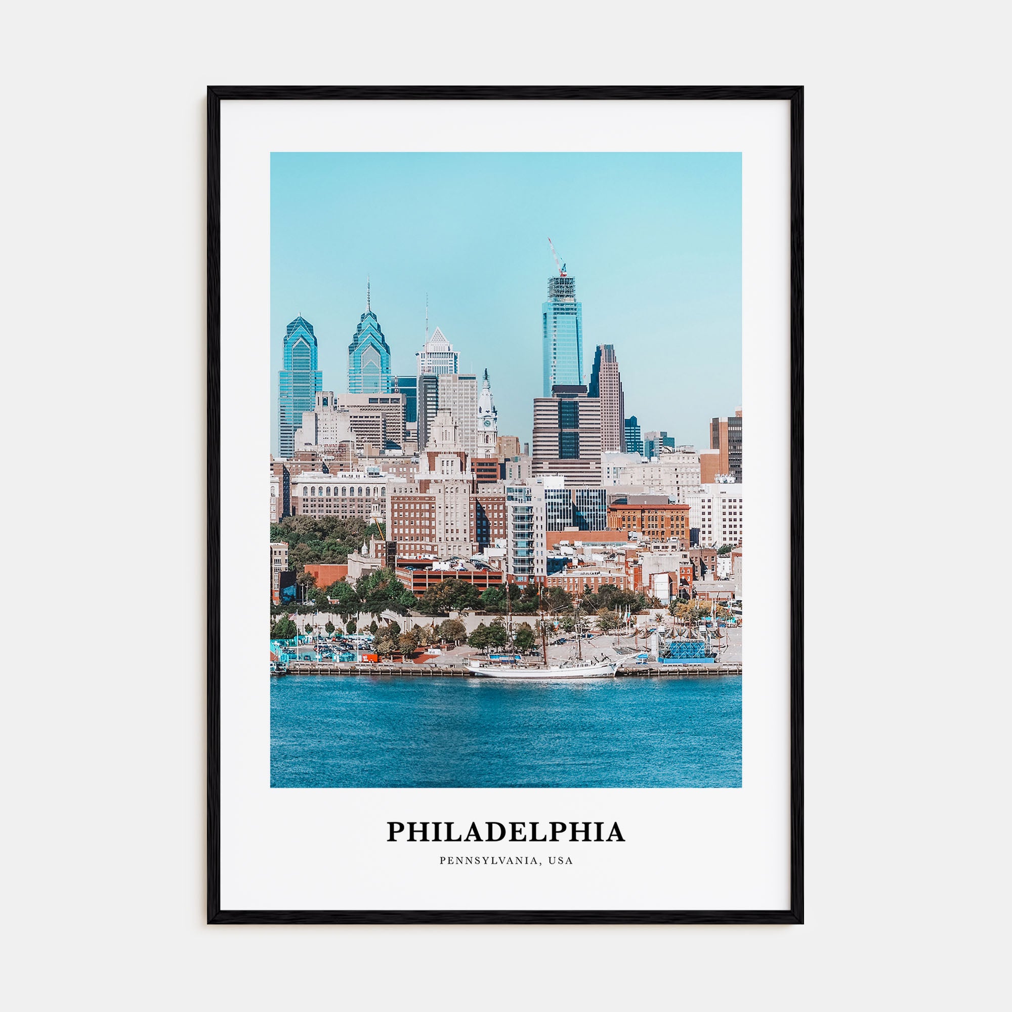 Philadelphia Portrait Color No 2 Poster