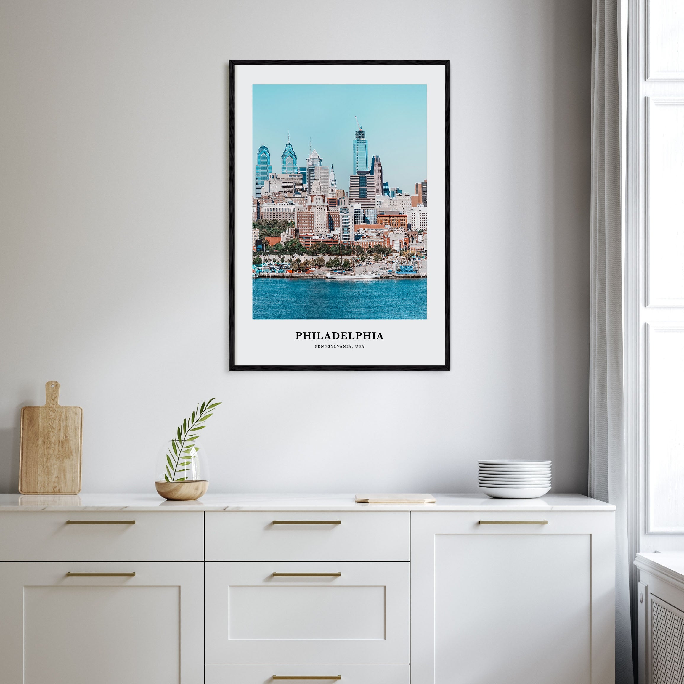 Philadelphia Portrait Color No 2 Poster