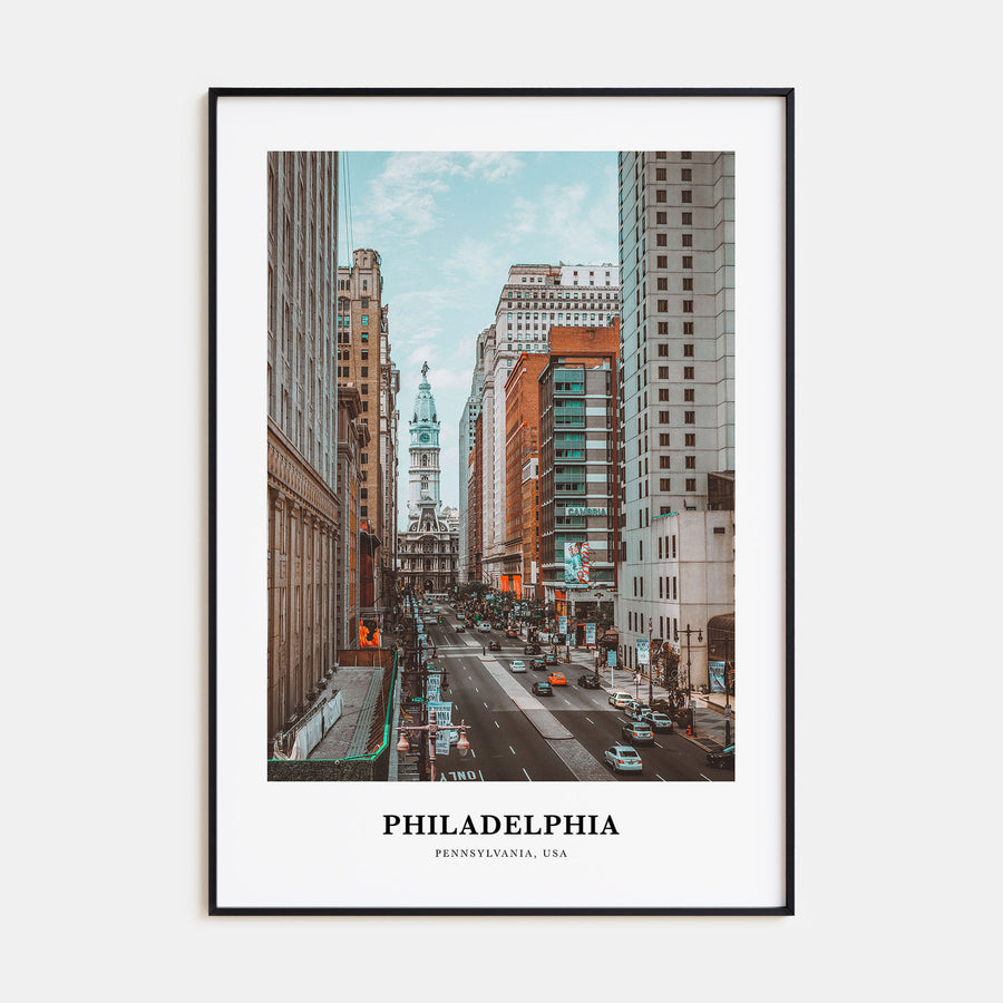 Philadelphia Portrait Color No 3 Poster