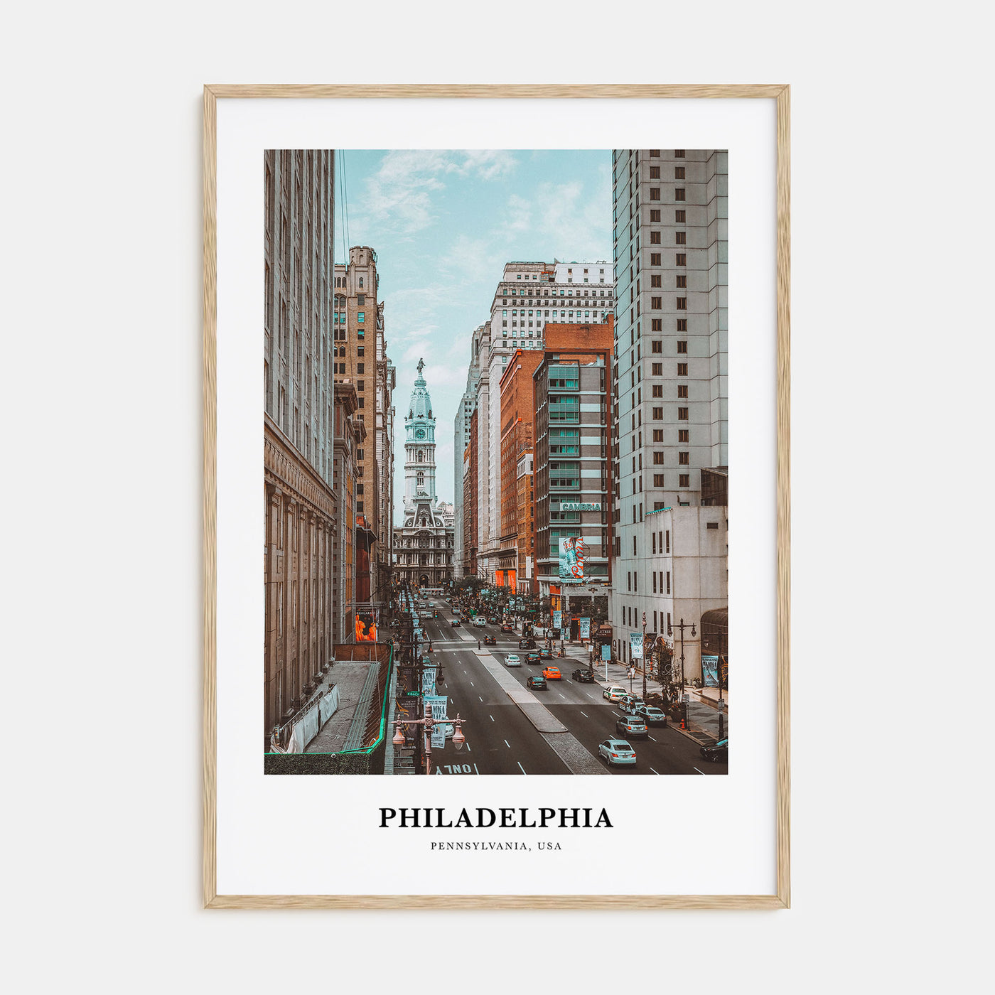 Philadelphia Portrait Color No 3 Poster