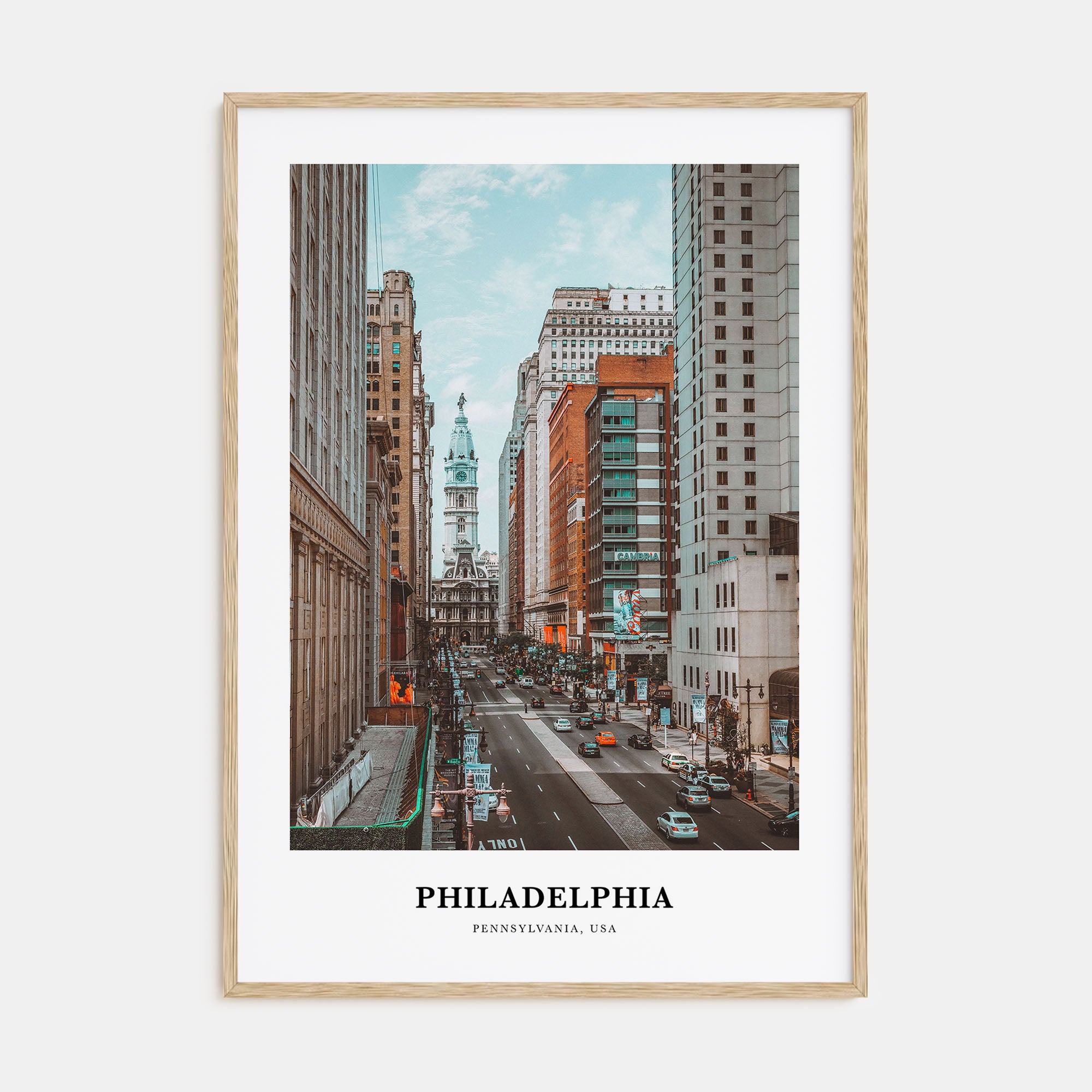 Philadelphia Portrait Color No 3 Poster