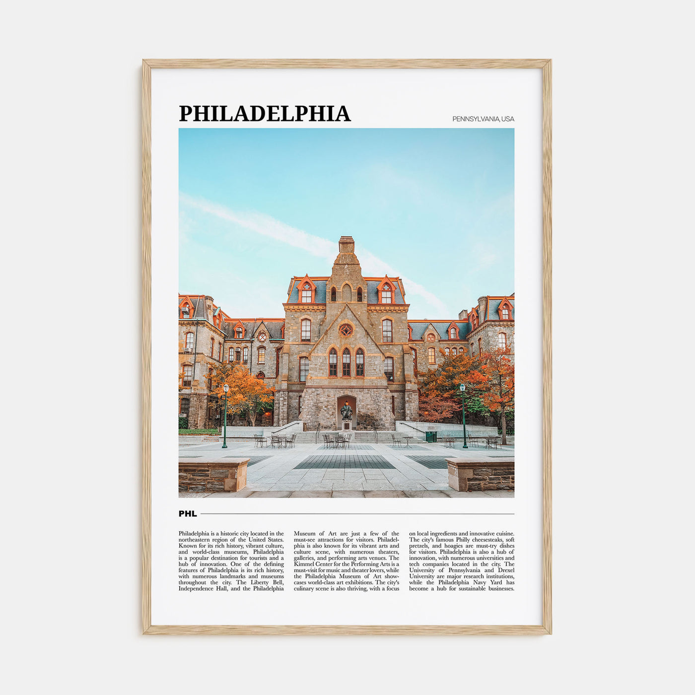Philadelphia Travel Color No 1 Poster