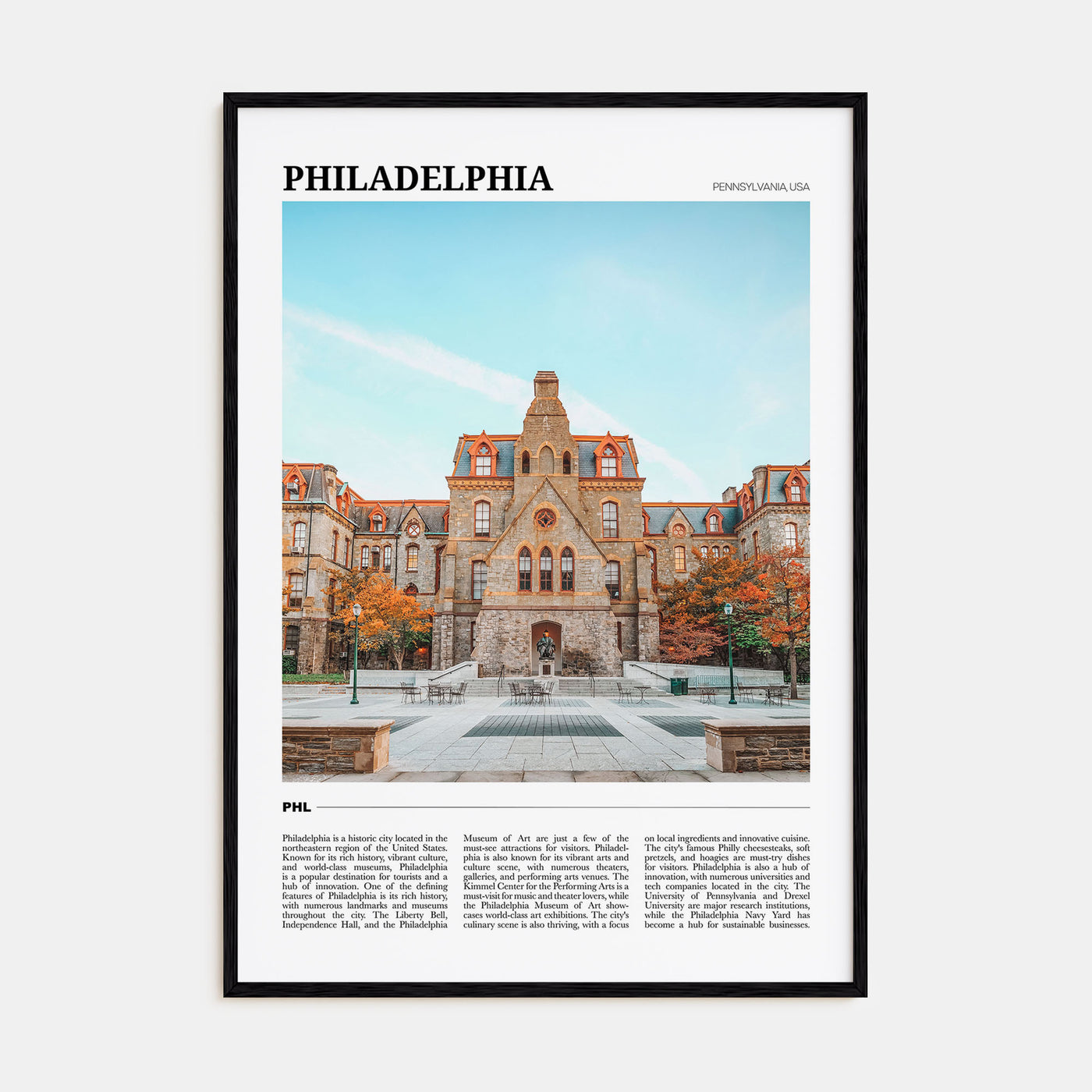 Philadelphia Travel Color No 1 Poster