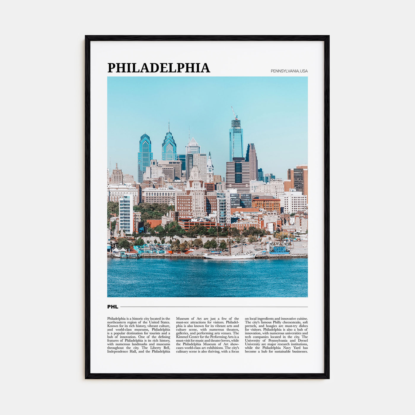 Philadelphia Travel Color No 2 Poster