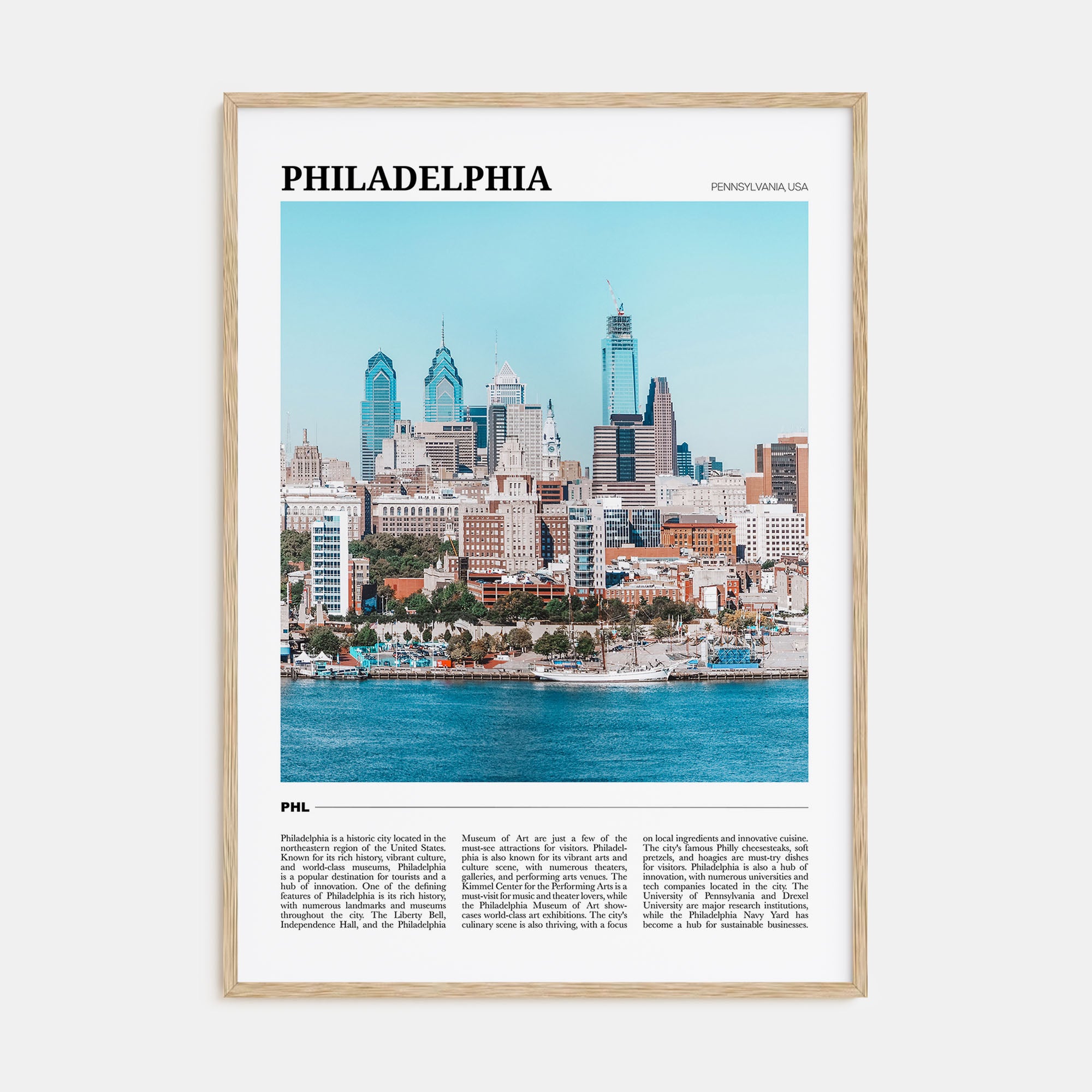 Philadelphia Travel Color No 2 Poster