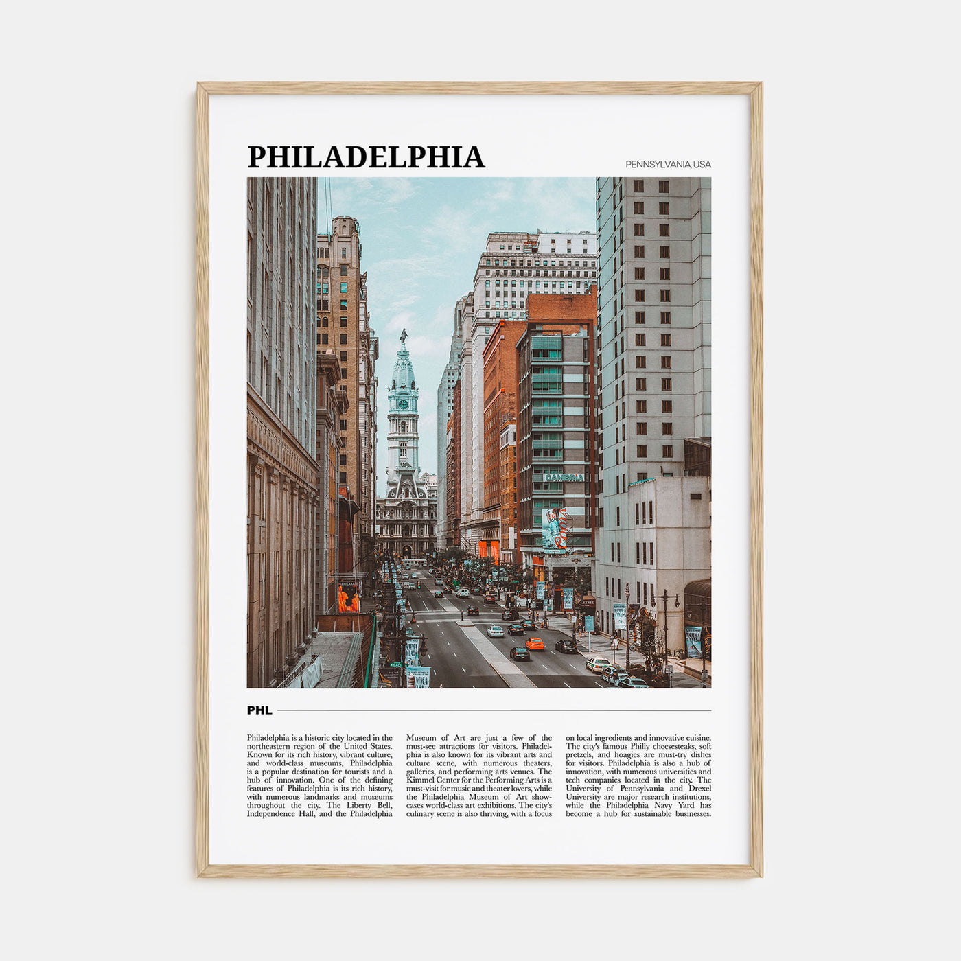 Philadelphia Travel Color No 3 Poster