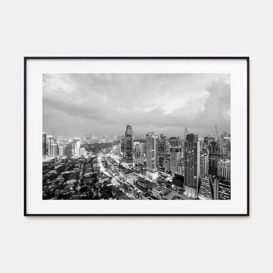 Philippines Landscape B&W Poster