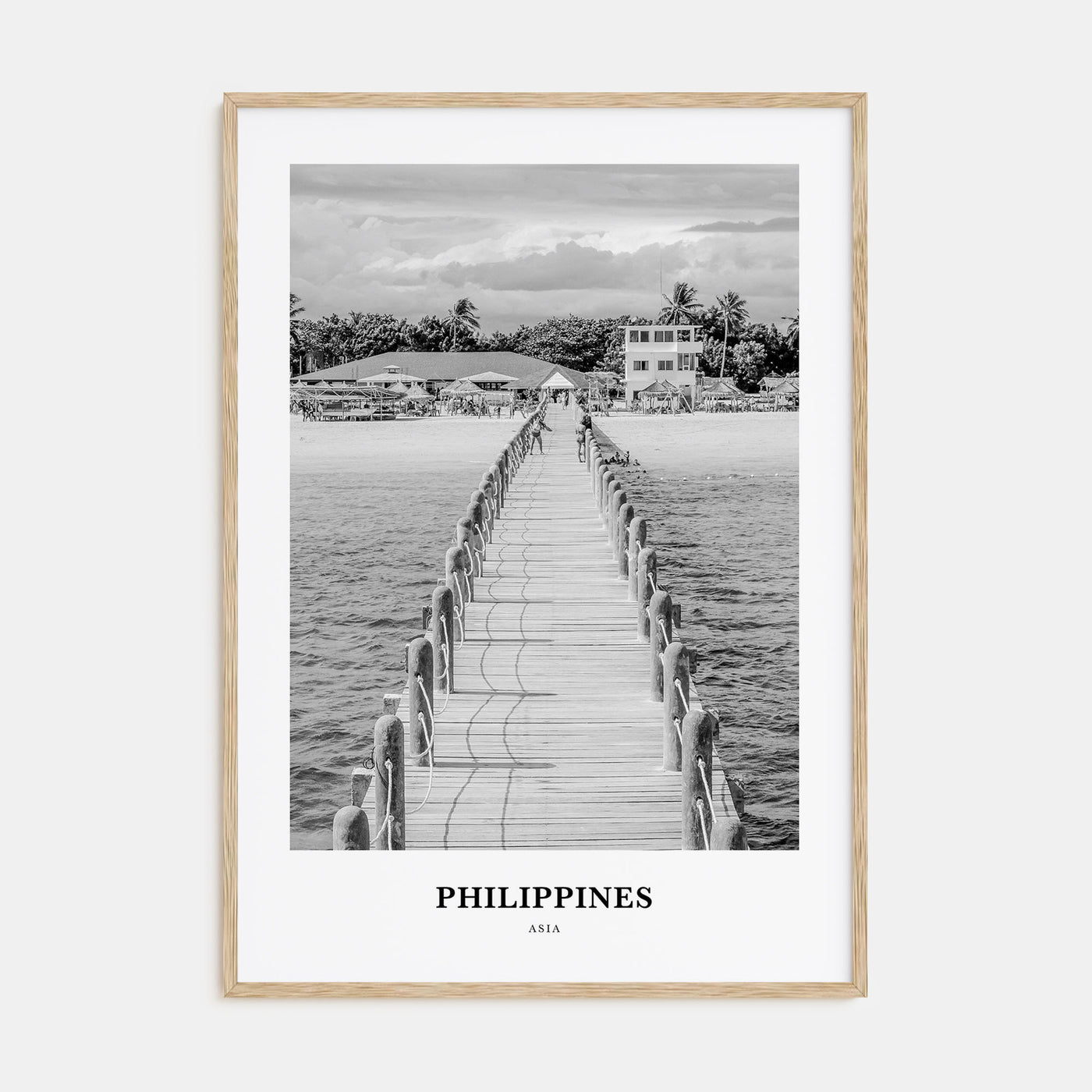 Philippines Portrait B&W No 1 Poster