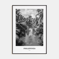 Philippines Portrait B&W No 2 Poster