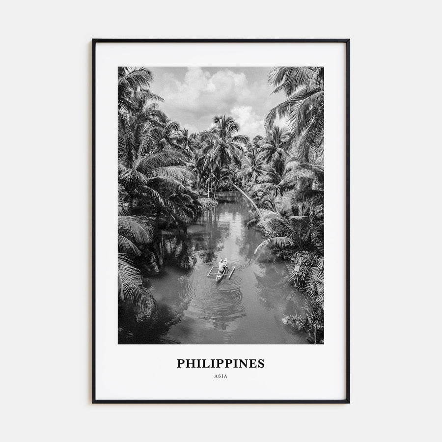 Philippines Portrait B&W No 2 Poster