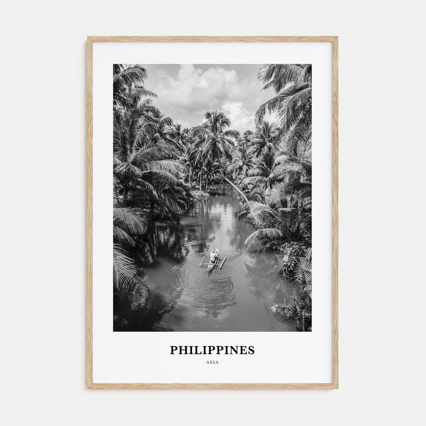 Philippines Portrait B&W No 2 Poster
