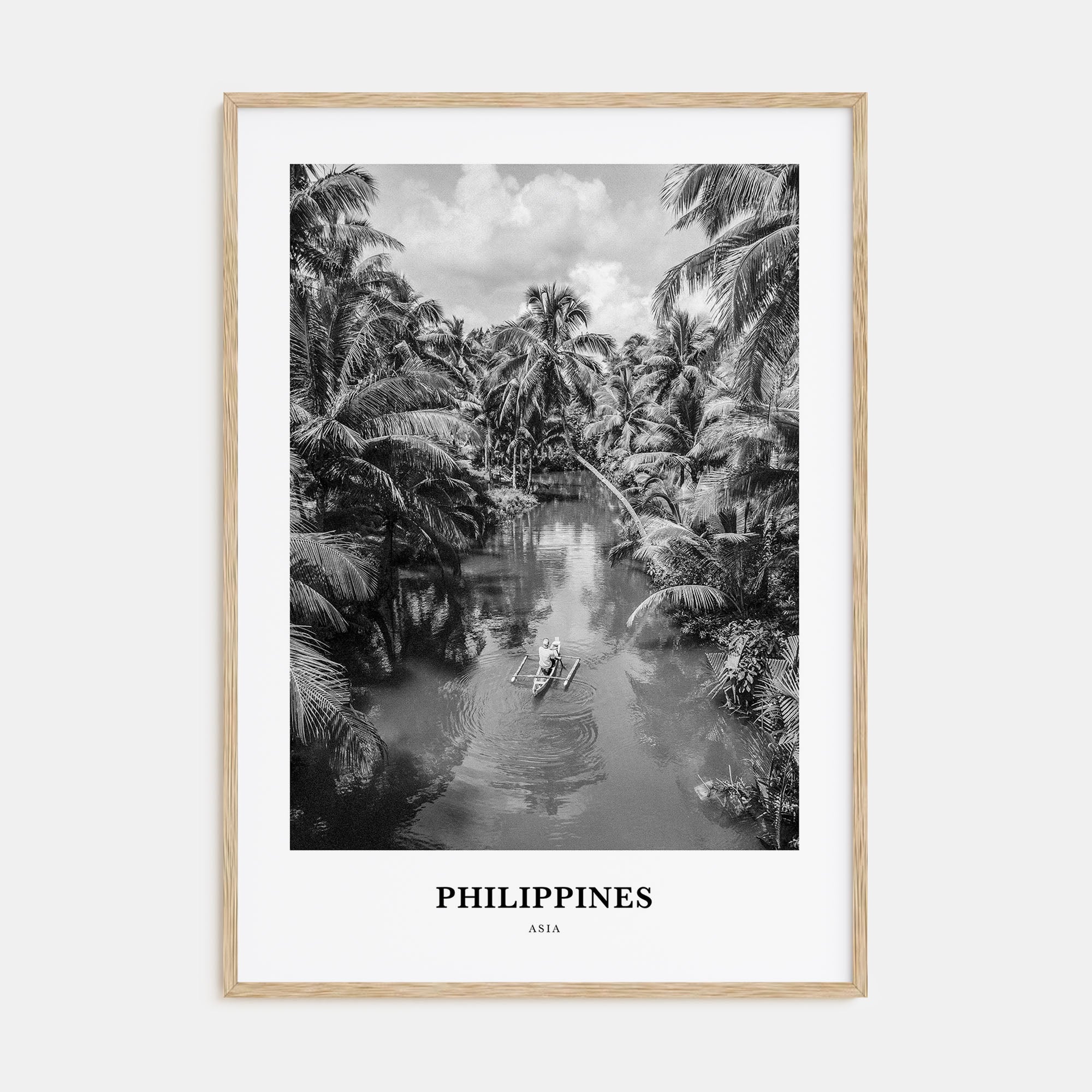 Philippines Portrait B&W No 2 Poster