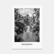 Philippines Portrait B&W No 2 Poster