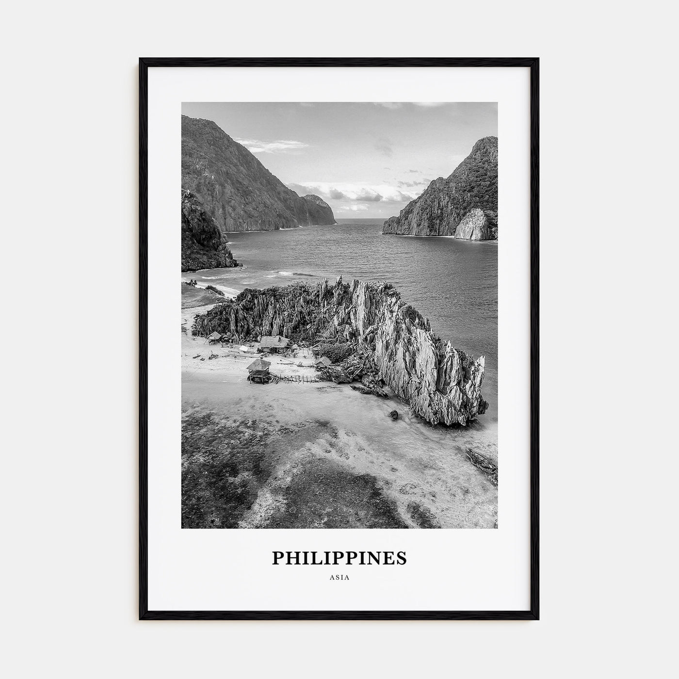 Philippines Portrait B&W No 3 Poster