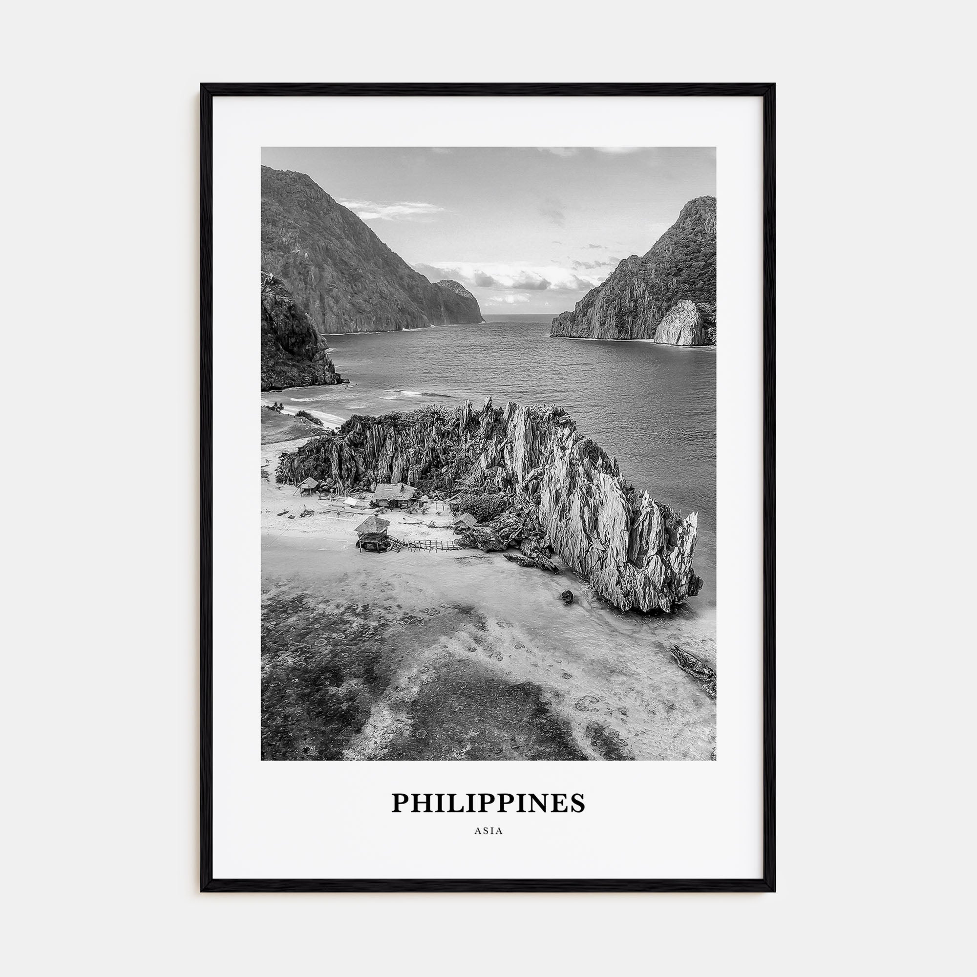 Philippines Portrait B&W No 3 Poster