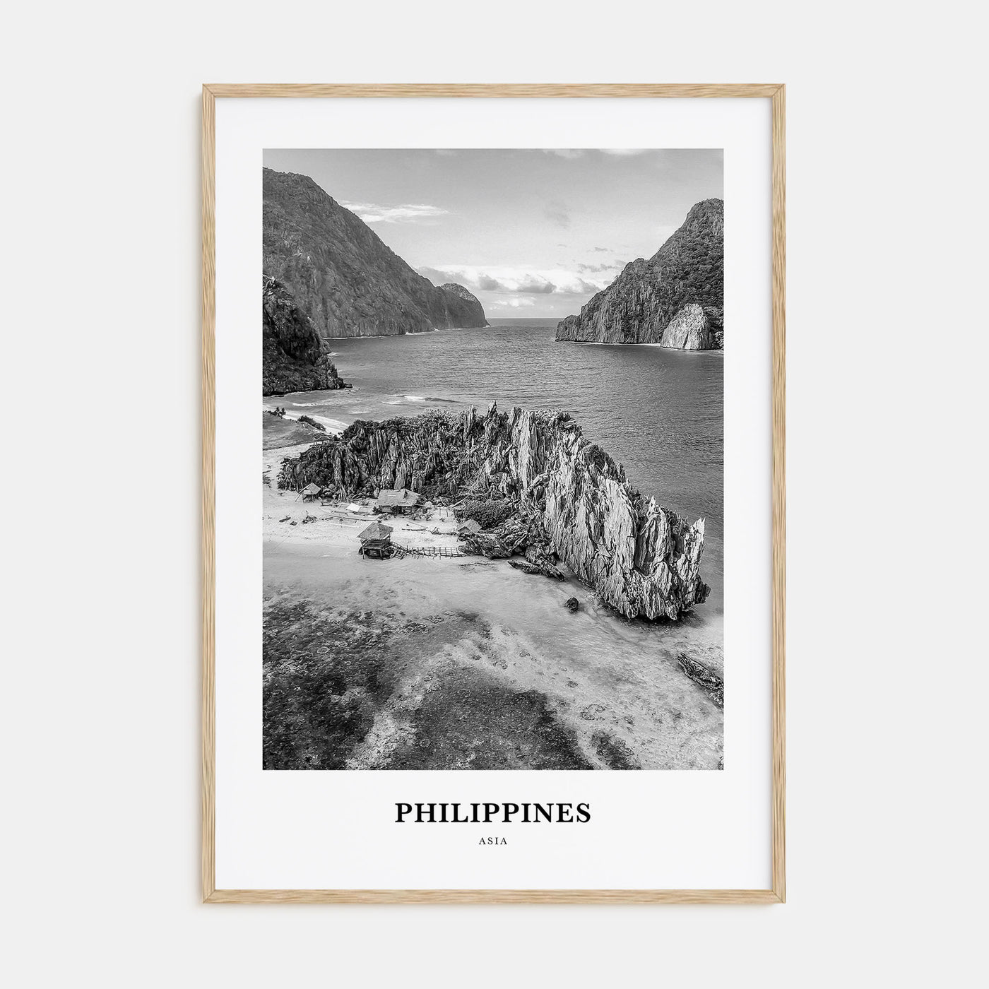 Philippines Portrait B&W No 3 Poster