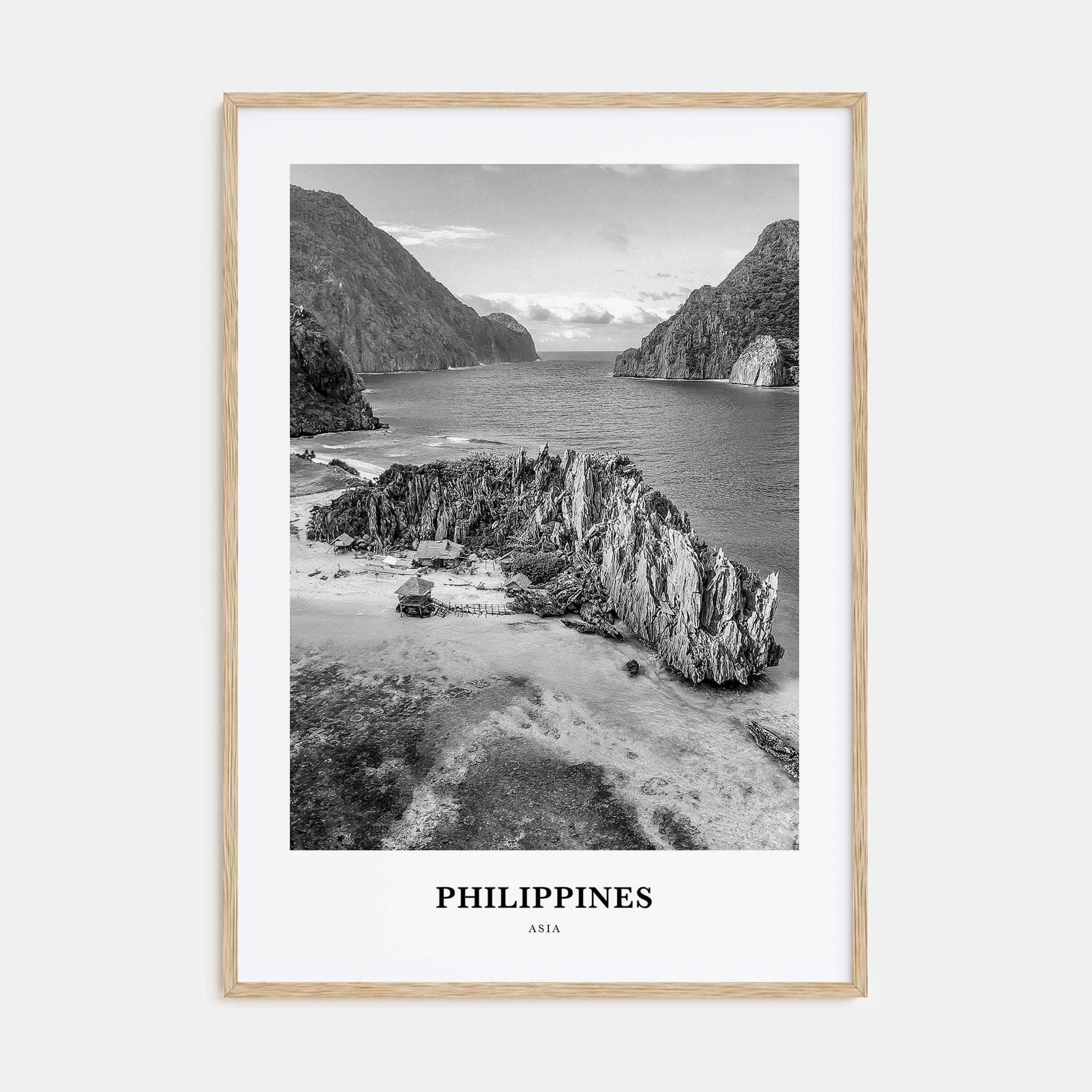 Philippines Portrait B&W No 3 Poster
