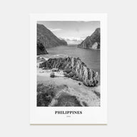 Philippines Portrait B&W No 3 Poster