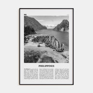 Philippines Travel B&W No 2 Poster