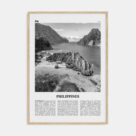 Philippines Travel B&W No 2 Poster