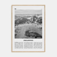 Philippines Travel B&W No 4 Poster